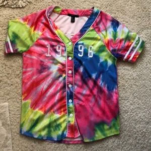 Tye dye Baseball jersey